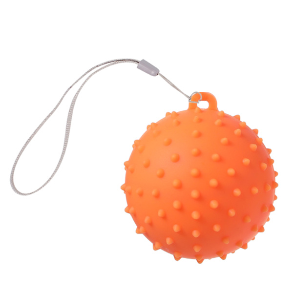 Handterapi Stressboll med Snöre, Handgreppsstyrketränare, Massageboll, Avlastningsboll Finger Handgreppsmassageboll