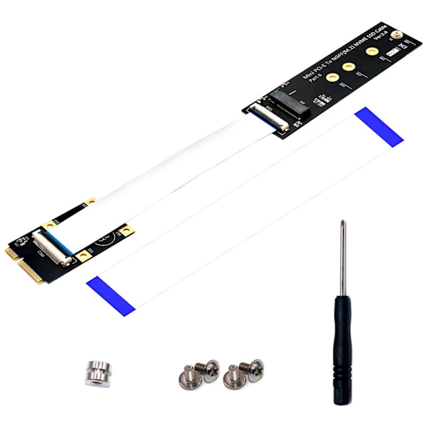 Mini PCIe Slot Expansionskort som Stöder M.2 NVME NVMe Solid Disk Installation