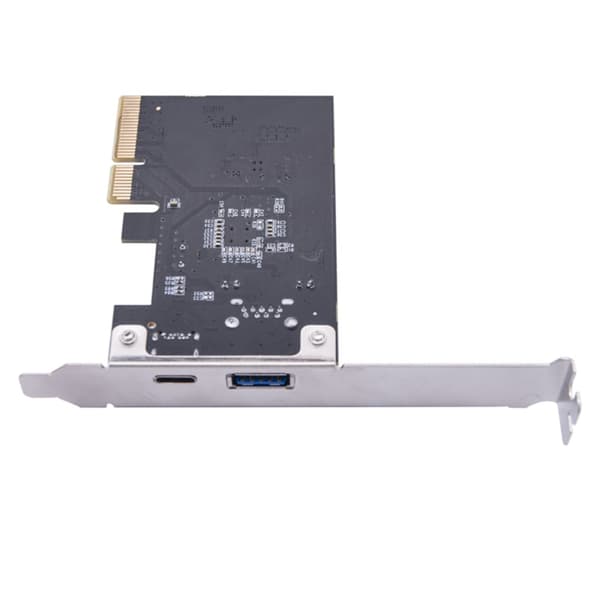 PCIE USB 3.2 GEN2 10G Typ C 10G Adapter PCIE Expansionskort Risers ASM1142
