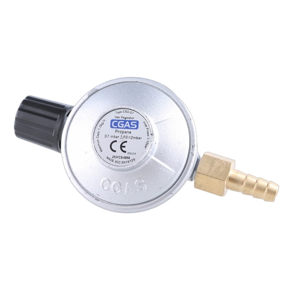 Justerbart flöde lågtrycks propanregulator camping gastankar adapter 37mbar