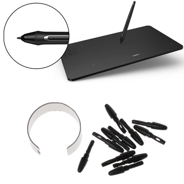 Batterifria passiva pennspetsar för XP-Pen H640P VEIKK A30 A50