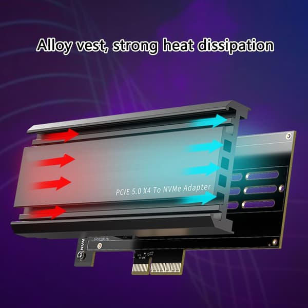 PCIe5.0 til NVMe2.0 Kort til Spillekonsoller Højkapacitets Databehandling