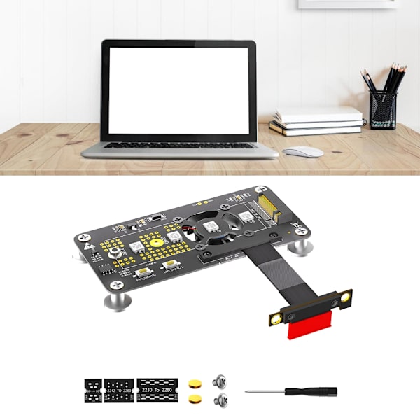 Hurtige M.2 NGFF NVME SSD'er til PCIE 1X Forlængerkabel til Boost af Computer