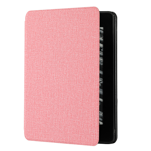 6,8 tum E-Reader Magnetic for Case Slitstarkt PU- cover för w/ Auto Sleep Wake för Kinde Paperwhite 5 2021 11th Genera Pink