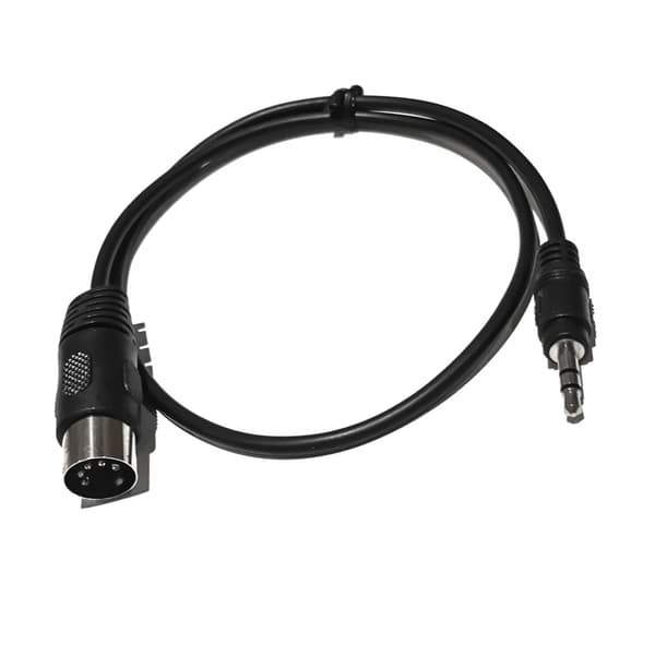 3,5 mm TRS han til 5-pin DIN kabeladapterledning til lydenheder