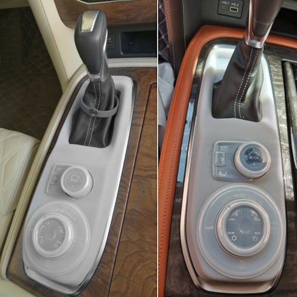 Interiør Bil Dekoration Gearskifteboks Beskytter Gearpanel til Patrol Y62 21