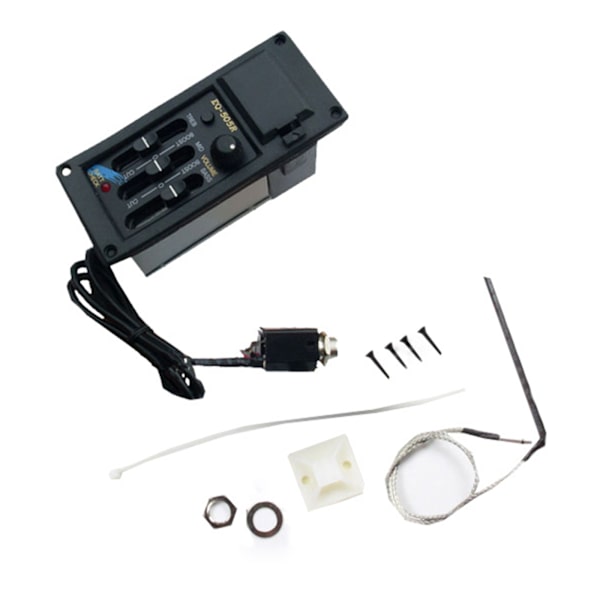 3 Band EQ gitarr Preamp Equalizer Piezo för Ovation OUD akustiska gitarrer EQ-505
