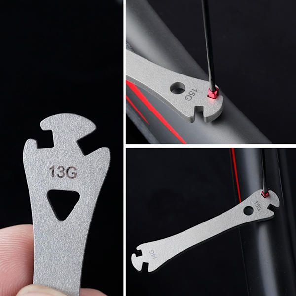 Cyklar Ekernyckel Fälgar Stickverktyg Hjul Eker Fästning Korrigering Reparation Vajernyckel 12/13/14/15G BT025S1/S2/S3 S1