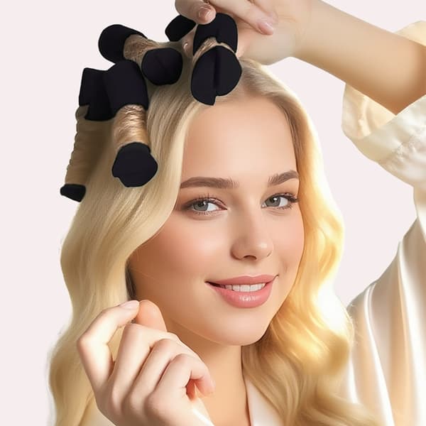 Hurtige styling hårruller Usynlige elastiske kantnet Komfortabelt design