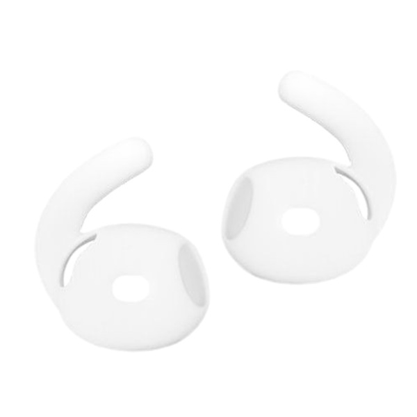 Ørepropper for 4 Øretelefoner Erstatning Ørepropper Ørehette Øreplugg White 1 pair