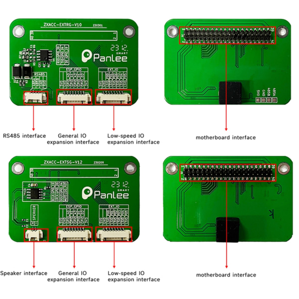 ESP32-S3 Development Board 7" kapacitiv pekskärm - Valfri RS485 ljudexpansion för instrumentbräda för smarta hem null - Full set of screen b