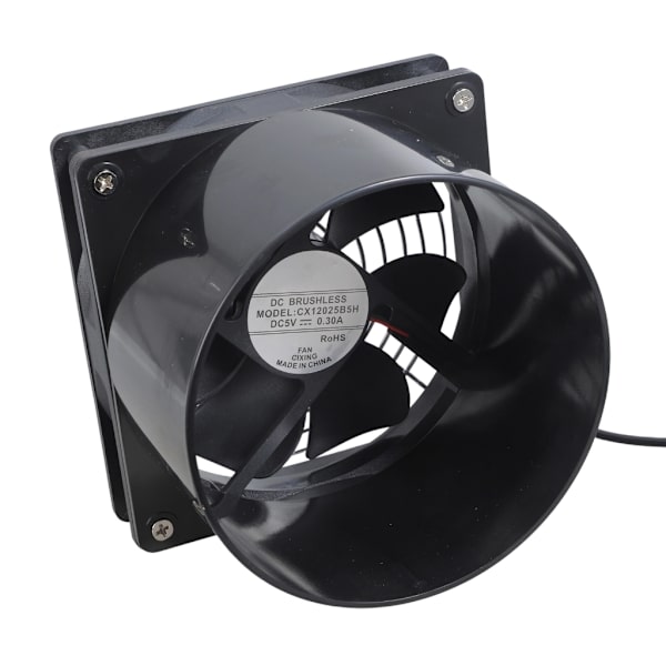 Hög Luftflöde 12025 Ventilationsfläkt Med Avtagbart Skydd USB-driven För Husdjurshus