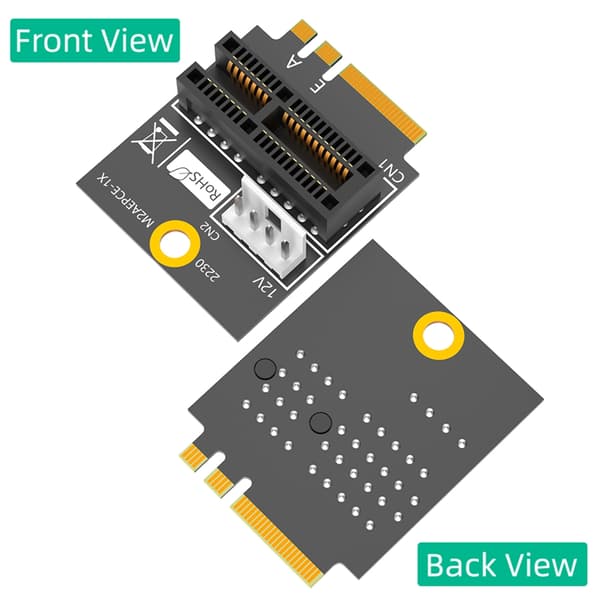 Avanceret PCIE 1X til M.2 Key B Adapter for problemfri integration
