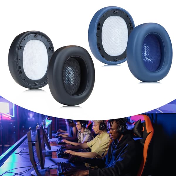 Ørepuder Ørekopper Betræk til 750NC Headset Øremuffer Black