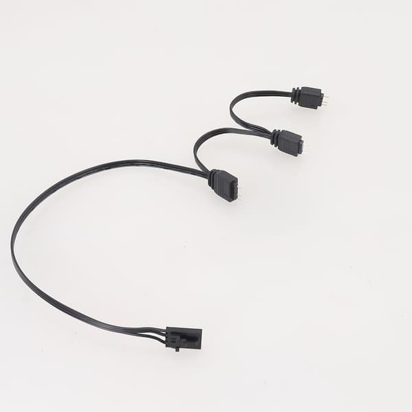 Fleksibelt 4-Pin til 5V 3-Pin ARGB Splitterkabel til HDLL120 LED-effekter