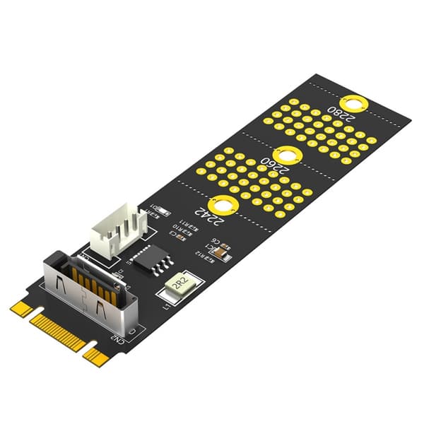 M.2 NGFF B+M Key til 2,5 tommer SSD kabinet Harddisk kabinet M.2 SSD'er