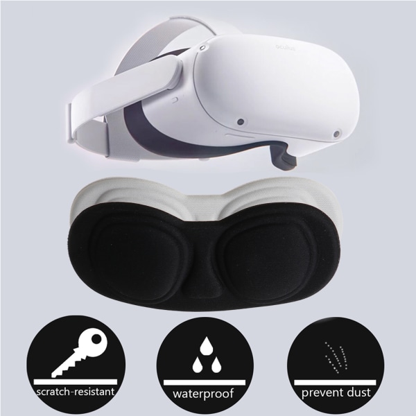 2st Dammtät VR-lins Anti-skrapa för case Cover Skin för Oculus Quest 2 VR-headsetglasögontillbehör