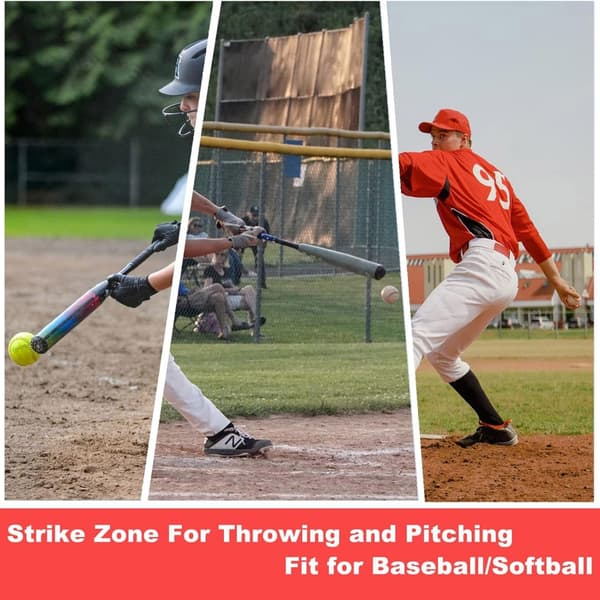 Baseball Træningsnet Baseball Strike Zone Net, Baseball Strike Zone Mål