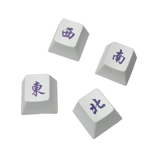 Hållbar PBT riktningspilar Tangenter Tangentkapslar Cherry Profile Keycap Ersättning för mekaniskt tangentbord 4Keys/ Set