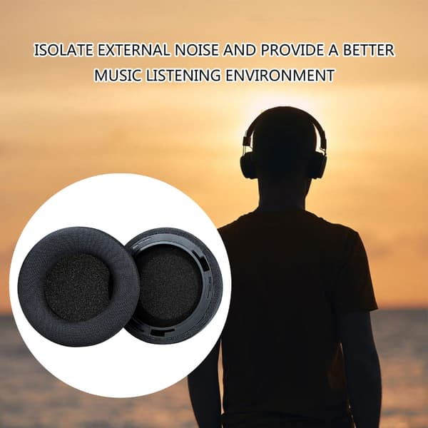 Øreputer i nettingstoff Øreputer Deksel Øreklokker for Virtuoso-headset
