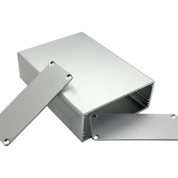 Gör-det-själv-aluminium för case Elektroniskt projekt PCB-instrumentlåda Metallkapslingslåda Elpanellådor 100x74x29mm