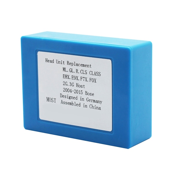 Digital Databuss Optisk Fiber Dekoder Förstärkare Adapter Box för ML E8X E9X E7X