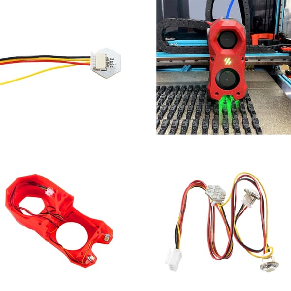 3D-printdel Mini Knap LED Lys Kabel til Voron 2.4 Stealthburners