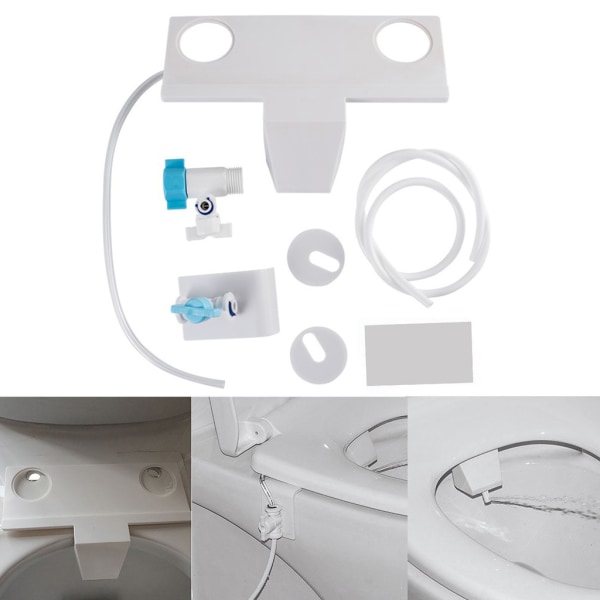 Badrum för smart toalett för säte Bidé Spraysats Mekanisk rövspolare DIY Intelligent toalettspolning Sanitary Dev