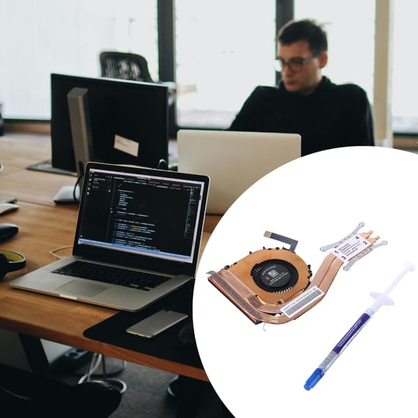 Holdbar Metal Laptop Køleplade CPU Køleventilator til ThinkPad X1 Carbon 1st
