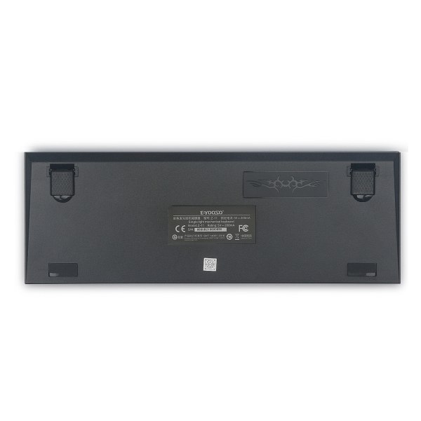 Z-11 60 % mekaniskt tangentbord USB -kabel fast och 18 LED-bakgrundsbelyst axelspel Mekaniskt tangentbord 61 nycklar optiska omkopplare A