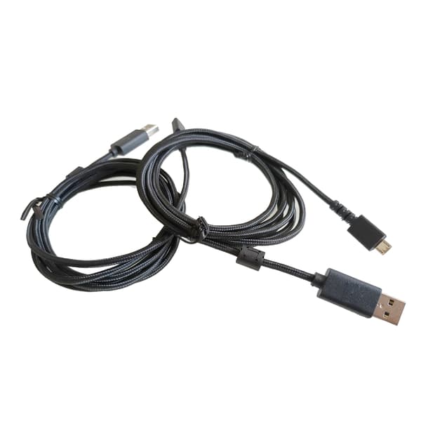 Flettet USB-opladningskabel museadapter til G502 trådløs mus