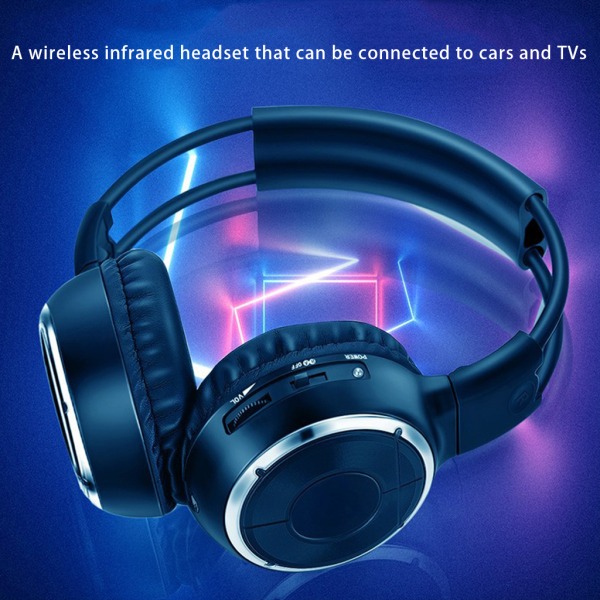 2-kanals hopfällbar bakre underhållningssystem Infraröda hörlurar Trådlös IR  DVD-spelare för hörlurar för bil-TV Vid d4b8 | Fyndiq