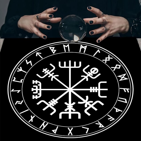 60x60cm Tarotkort Bordsduk Flanell Geometrisk Figur Spådomsaltare Duk Brädspel Oracles Card Pad Rune Support B60