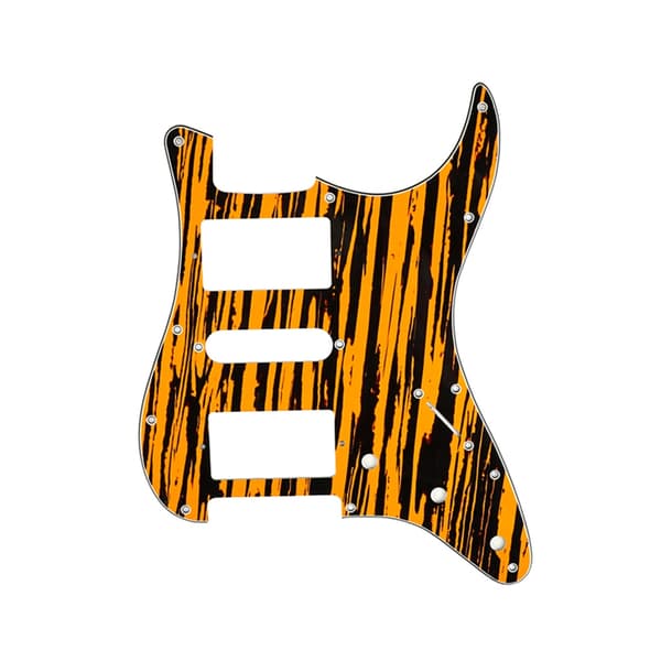 3-lagers 11-håls elgitarr valskydd anti-scratch pärlplatta cover för ST SQ elgitarrtillbehör White pearl