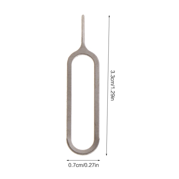 10 st simkortsutmatningsstift för nyckelverktygsutmatningsstift för huawei p8 lite för iPhone X