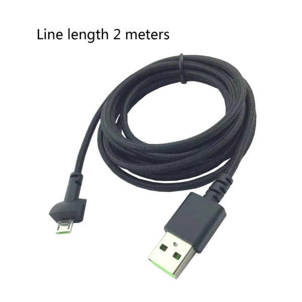 Mikro USB kabel för Seiren Mini Mikrofon Laddningskabel Datasladd Mikrofon Korrosionsfri kontakt 2 meter lång