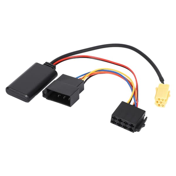 Bil Bluetooth-kompatibel AUX Mottaker Klar Lyd Stereo MINI 6Pin Kabeladapter