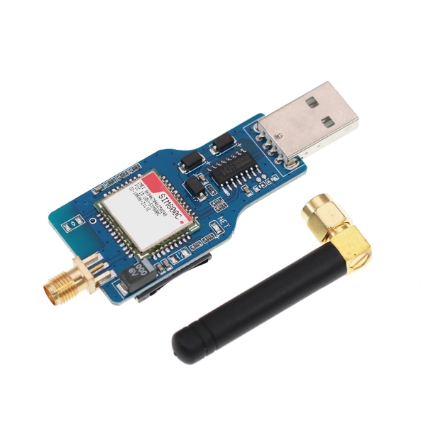 USB till GSM-modulkort Quad-band GSM/GPRS SIM800C SIM800-modul med trådlös Bluetooth-kompatibel 2,4 GHz antenn
