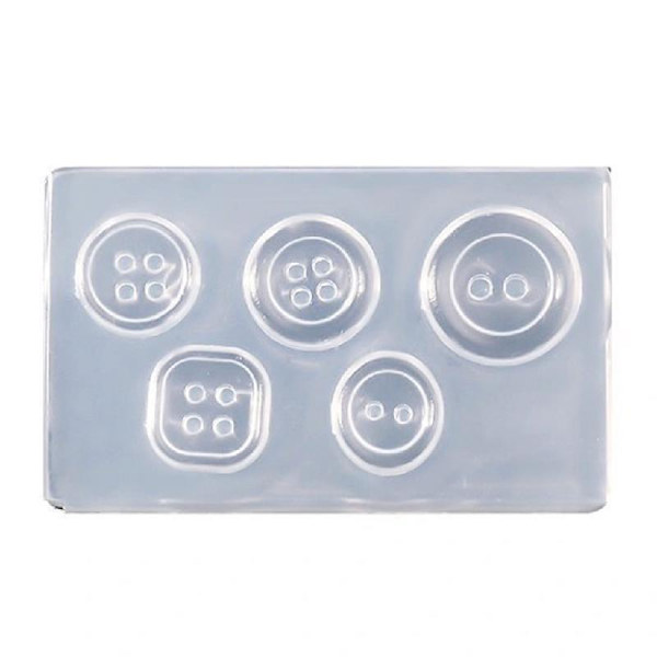 Kristall form mögel Knapp Spänne Gjut Mould DIY Crafts Tool