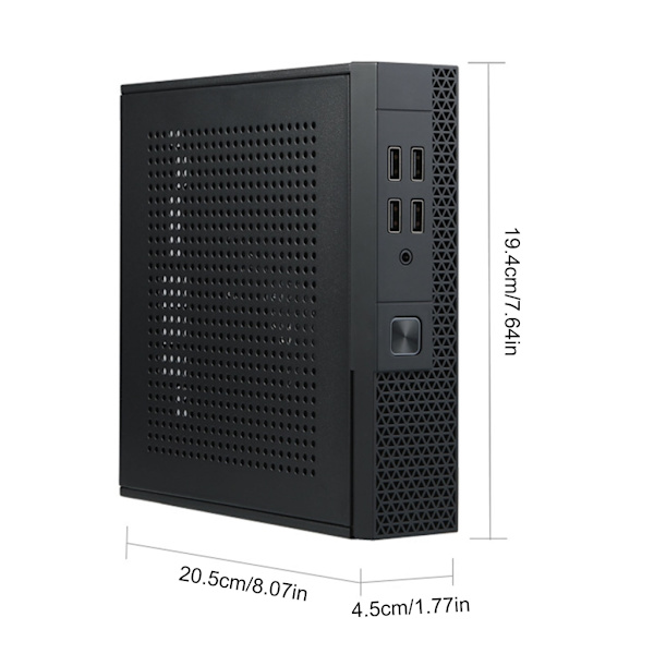 TX07 Mini ITX PC Kabinet Tower HTPC Lille Chassis Gaming Computer Kabinet Server