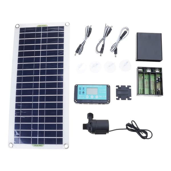 100W Solcellsdriven Vattenpump för Dammar Trädgårdar med Energilagringsbox