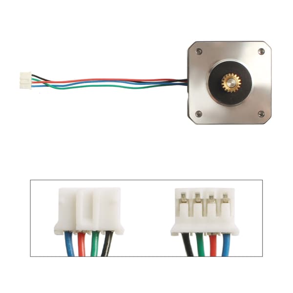 Ekstrudermotor for Neptune 3 Plus sirkulær stegmotor flat aksel