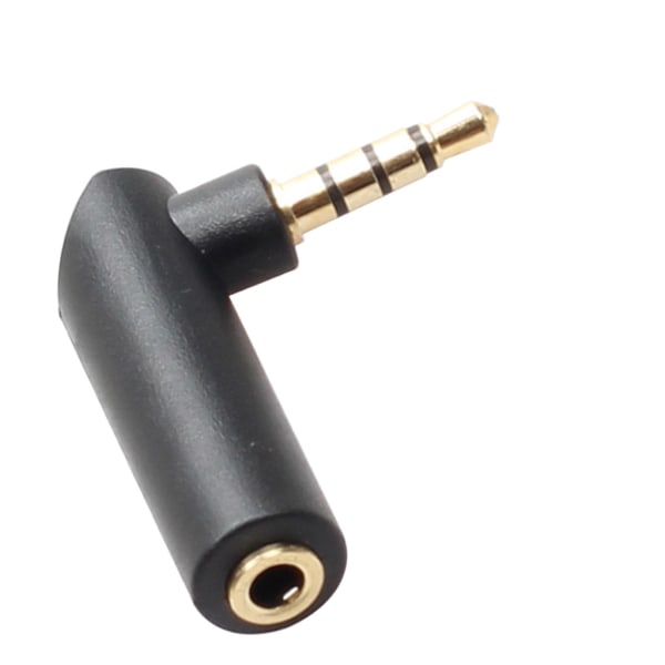 3,5 mm vinkel hane till hona ljudadapter 90 grader rät vinkel Sterero Jack Plug TRS Stereo Jack Plug