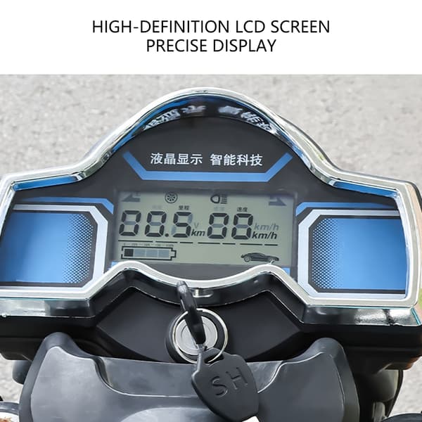 Nem installation LCD-panel 48V 60V 72V batterisystemer til brug i elektriske trehjulede cykler B