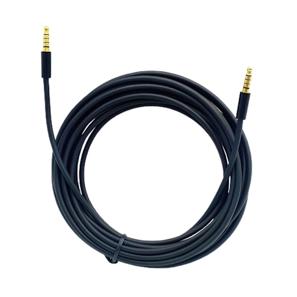 Kvalitets 5-polet 3,5 mm til 3,5 mm headset-kabel forlengelseskabel for mobile enheter og hodetelefoner. Nyt bedre lydkvalitet.