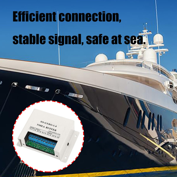 Mångsidig Marin Seriell Splitter NMEA Buffer Box för Optimerad Anslutning