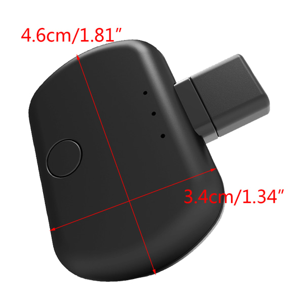 B26 Bluetooth-kompatibel 5.0 Audio Transmitter Adapter Låg latens för Switch TV USB/Typ C Trådlös sändare