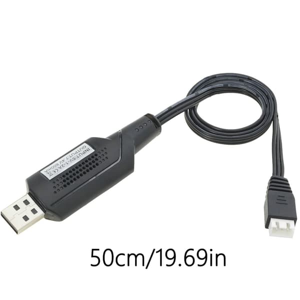 USB-ladekabel USB til XH3P strømledning for bærbar elektronikk og droner