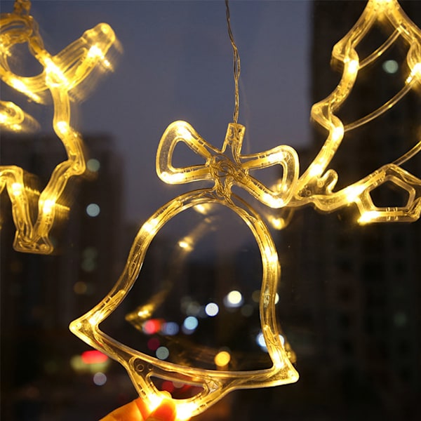 Vindueshængende Lys Julepynt Lys Indendørs Udendørs Vindue