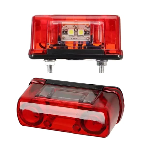 12V 24V Auton LED Rekisterikilven Takavalo Vedenpitävä Rekisterikilven Valo